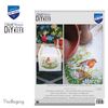 Vervaco Daisy and Robin Counted Cross Stitch Table Runner Set, Multi-Colour