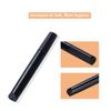 MiDubi Travel Toothbrush Case Plastic Toothbrush Holder Container Breathable Design with Air Hole Tube Cup Box for Home Daily Business Travel Camping School (Black)