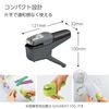 Kokuyo SLN-MSH110SD Stapler Stapler Handy, 10 Sheets, Sepia Black