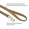 YUDOTE Soft Corduroy Dog Lead Medium,Coffee Brown