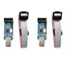 Hailege 2 Pack 51 AVR ATMEGA8 Programmer USBasp USB ISP Downloader 10 Pin USB Programmer 3.3V/5V 10P Data Cable