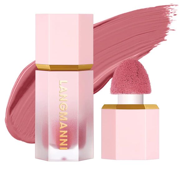 LANGMANNI Blush Romantic Liquid Blush 8 Colors 5.2ml - 101#Love Cake