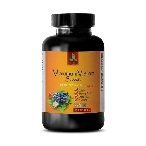 eye vitamins - MAX EYE VISION SUPPORT - lutein for humans - 1 Bottle