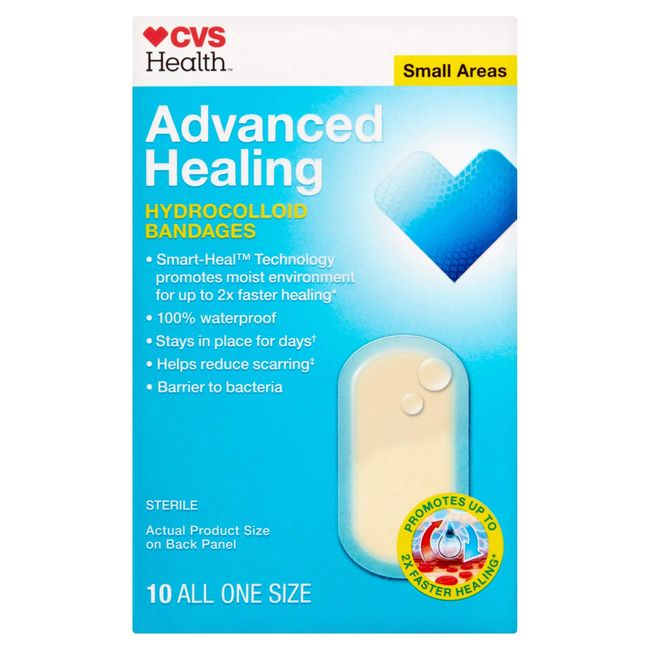 CVS Health Advanced Healing Hydrocolloid Bandages (Small Areas