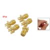 sourcing map End Launch PCB Mount SMA Female Connector Straight RF connector Adapter 5pcs