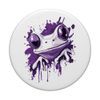 Abstract Purple Frog Head PopSockets Adhesive PopGrip