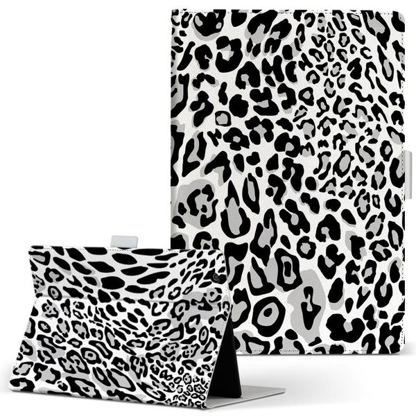 dtab Compact d-02K Case Folio Cover Direct Paste Type Leopard Pattern Animal Pattern 006582