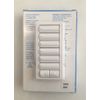 Lutron Radio RA2 RKD-W6BRL-WH-E 6-Button Raise Lower Replacement Keypad (White)