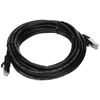 C2G Legrand Cat5e Ethernet Cable, Snagless Unshielded Cat5e Patch Cable, 14 Foot Snagless UTP Ethernet Cable, Black Ethernet Network Patch Cable, 1 Count, C2G