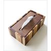 Tissue Case, Solid Wood, Wood Grain, Natural Wood Mosaic Box [map7788]