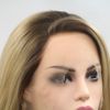 Drag Queen Long Wave Wig Brown Roots Ombre Medium Blonde Natural Color Synthetic Lace Front Wigs for Women Ladies Daily Wear Cosplay Party Blonde Wigs Side Part 24Inches
