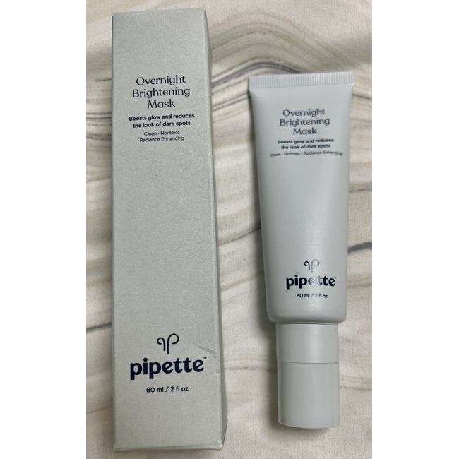 Pipette Overnight Brightening Exfoliating Mask - Face Exfoliator 2 oz