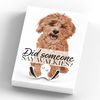 Global Designs Cavapoo Did Someone Say Walkies Decorative Gift Wooden Rectangle Lead Hook Plaque