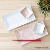 Hasamiyaki 19233 Hafuri Rectangular Plate, Plum, Peach
