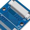 POFET 2pcs FPC Cable Adapter Board Connector Forward To Reverse Connection 0.5mm Pitch Reverse Adapter Board Module 24Pin