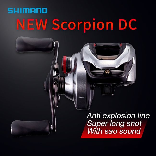 Shimano 151XG 21 Scorpion DC Left Handle - Black for sale online