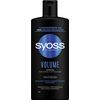 Syoss Shampoo Volume (440 ml), for Fine & Flat Hair, Silicone-Free Shampoo for up to 48 Hours of Volume without Weight, Vegan Formula with Purple Rice