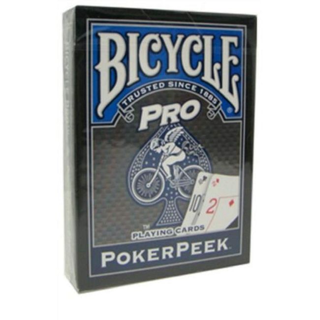 Pro Poker Peek BICYCLE Deck - Blue Back (US Playing Card Company)