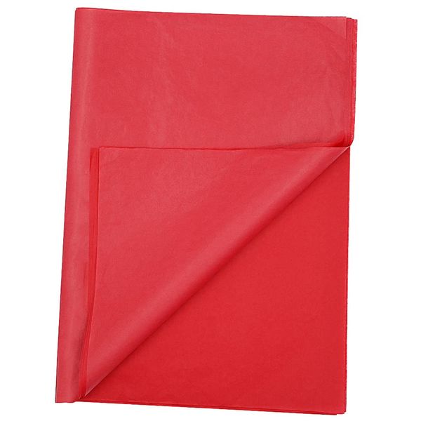 ADQUATOR 50pcs 50×35cm Red Tissue Paper,Wrapping Paper Bulk for DIY Gift Wedding Birthday DIY Christmas Decorations