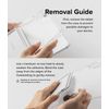 Ringke Outstanding Universal Tablet Stand Spring-Action Adjustable Slim Thin Kickstand Multi Angle Adhesive Holder for iPad, Android Tablets, E-Reader, and More - Clear Mist