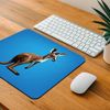 Kangaroo Standing Animal Low Profile Mouse Pad Mat