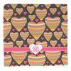 Personalized Hearts Washcloth