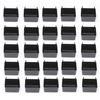 Small Plastic Pegboard Storage/Parts Bins - Multi-Pack - Red, Yellow, or Black (25, Black)