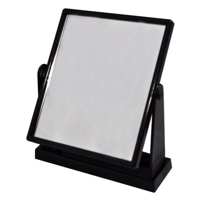 No922121 Tabletop Mirror, Square, Large, Black