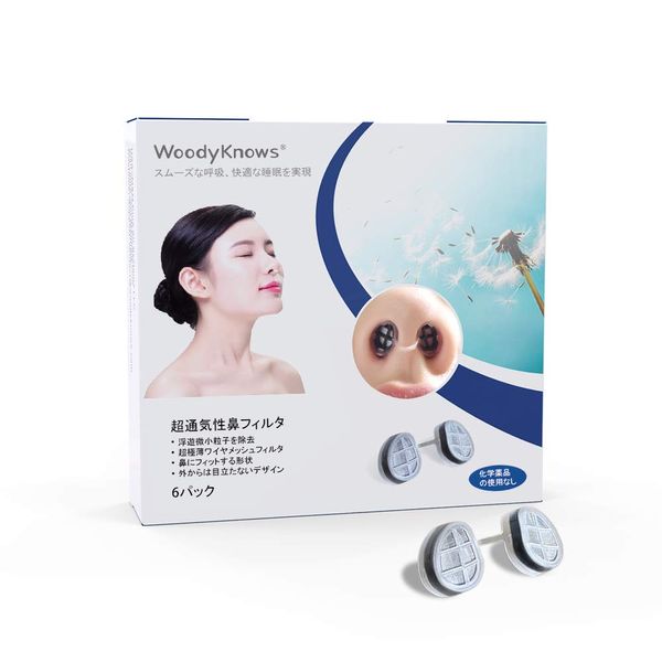 WoodyKnows Ultra Breathable Nose Filter