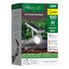Feit Electric OneSync Brushed Nickel Solar Powered 100 W LED Spotlight 1 pk