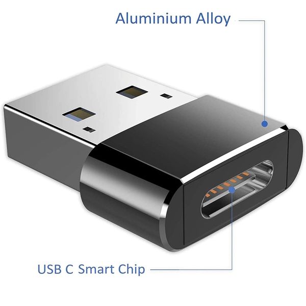 Plantronics Compatible Spare Adapter USB-C to USB-A - New