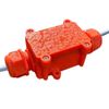 IP68 Waterproof Junction Box - 1 In, 1 Out - Secure Outdoor Electrical Connection Box for Cable Extensions and Lighting