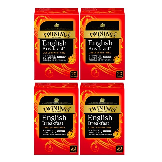 Twining Tea Bag English Breakfast 20P x 4 Pieces