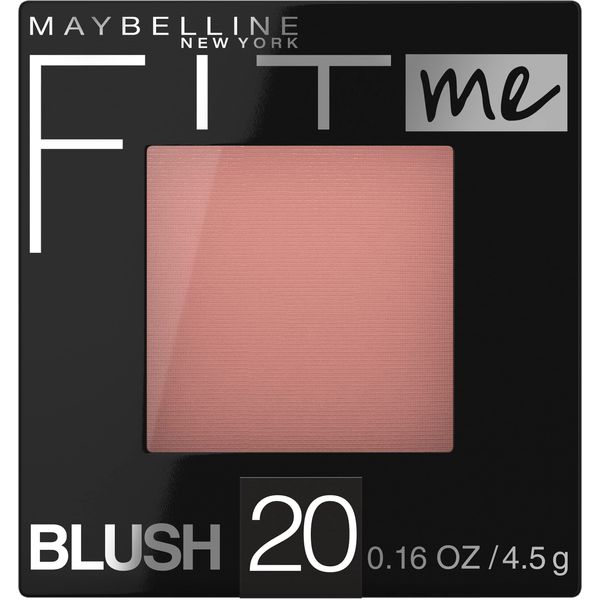 Maybelline Fit Me Powder Blush, Lightweight, Smooth, Blendable, Long-lasting All-Day Face Enhancing Makeup Color, Mauve, 1 Count