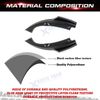 Rear Bumper Lip Canards Splitter Diffuser Side Aprons For Honda Civic 2016-2021