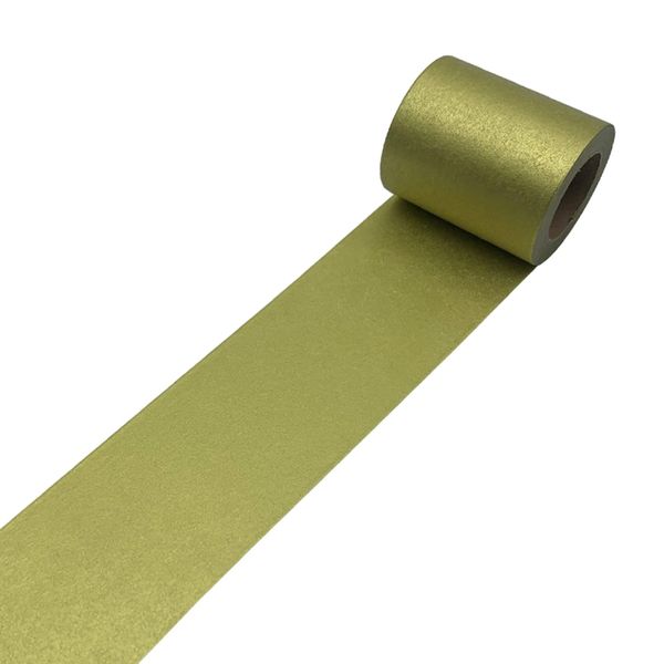 UOOOM 10m x 5cm Gold Washi Tape dekorative Klebeband Wanddekoration Masking Tape Scrapbooking Geschenk Deko DIY Handwerk (10m x 5cm)