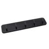 High Logic 32585 Resin Hooks, Magnetic Hooks, 5 Rows, Black, 1 Piece