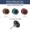 80Pcs 2" Roll Lock Sanding Discs Set w/ 1/4 Holder Die Grinder Quick Change Disc