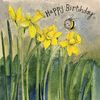 ALEX CLARK Bee and Daffodils Birthday Card