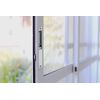 Wright Products - Keyed Flush Mounted Sliding Patio Door Latch Set, Aluminum Grey - Replacement Locking Flush Handle