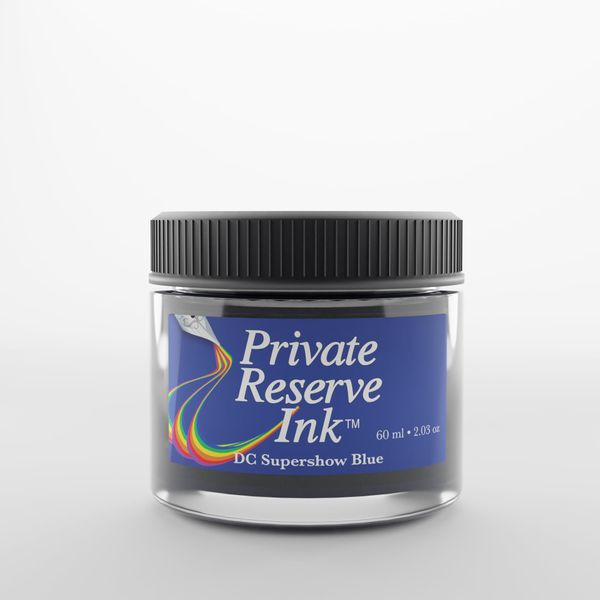 Private Reserve Ink, 60 ml Ink Bottle; DC Supershow Blue