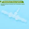 HOPESPANNER Plastic Hose Barb Fitting 1/8" x 1/16" x 1/8" Tee Type Fitting PP 4 Pcs
