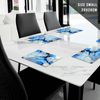 Glass Chopping Board | Kitchen Worktop Protector | Multifunctional Cutting Board | Work Top Savers | Kitchen Accessories | Extra Large | Blue Black Silver