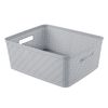 Sterilite 14'' x 11.5'' x 5'' Woven Rectangular Short Basket Organizer (24 Pack)