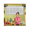 3 Pcs Kids Coloring Tablecovers Giant Activity Drawing Poster CONSTRUCTION VECH