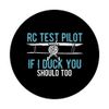 RC Test Pilot RC Flugzeug RC Flugzeug Pilot Luftfahrt Glider PopSockets mit austauschbarem PopGrip