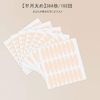 shefun JP170 Double Eyelid Mesh Tape, 384 Pieces, Adhesive with Water, Eyelid Crease, Strong Double-Sided Tape, Ultra Fine, Skin Color, Invisible Tape, Half Moon High Type