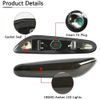 GSRECY Dynamic Amber LED Front Fender Side Marker Light Sequential Blinker Turn Signal Lamp For E90 E91 E92 E93 E46 E60 E53 X3 E83 X 1 E84 E81 E82 E87 E88,Smoke Lens