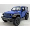 KiNSMART 1/34 2018 Jeep Wrangler Pull Back Mini Car (Blue Hardtop)