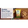 Quaker Rice Crisps APPLE CINNAMON Popped Never Fried 7oz Chips 2 Snacks JUN 2025